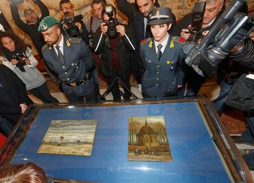 Museo de Nápoles expone los Van Gogh recuperados en Italia