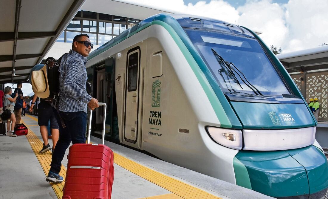 Tren Maya. Foto: EL UNIVERSAL