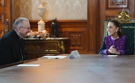 Sheinbaum se reúne con Pietro Parolin, secretario de Estado del Vaticano; dialogan sobre ética en la IA, paz y cooperación