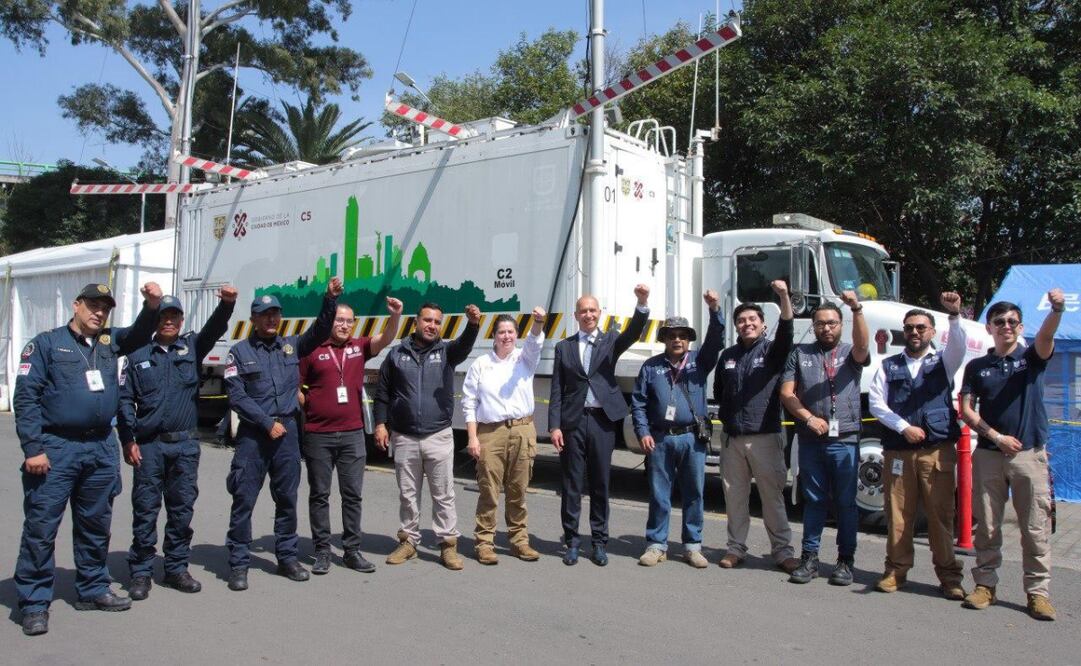 El C5 de la Ciudad de México informó que instaló una unidad móvil de vigilancia para la videovigilancia del Gran Premio Fórmula 1. Foto: Especial