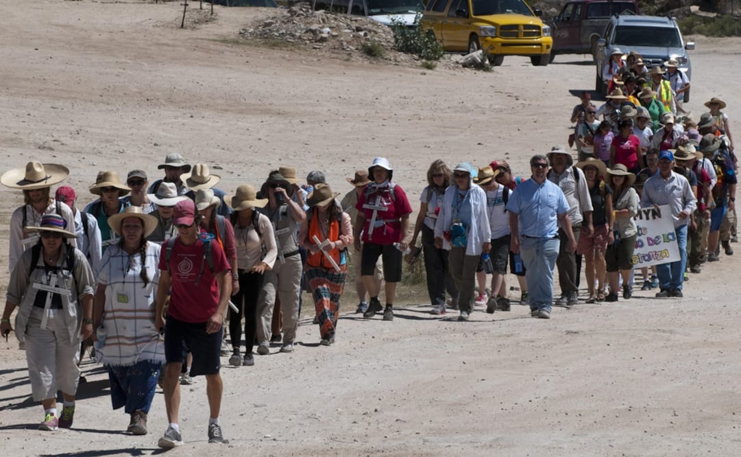 Miles de personas caminan por el desierto de Arizona, intentan cada año entrar clandestinamente en EE.UU. Foto: Ilustrativa. EFE