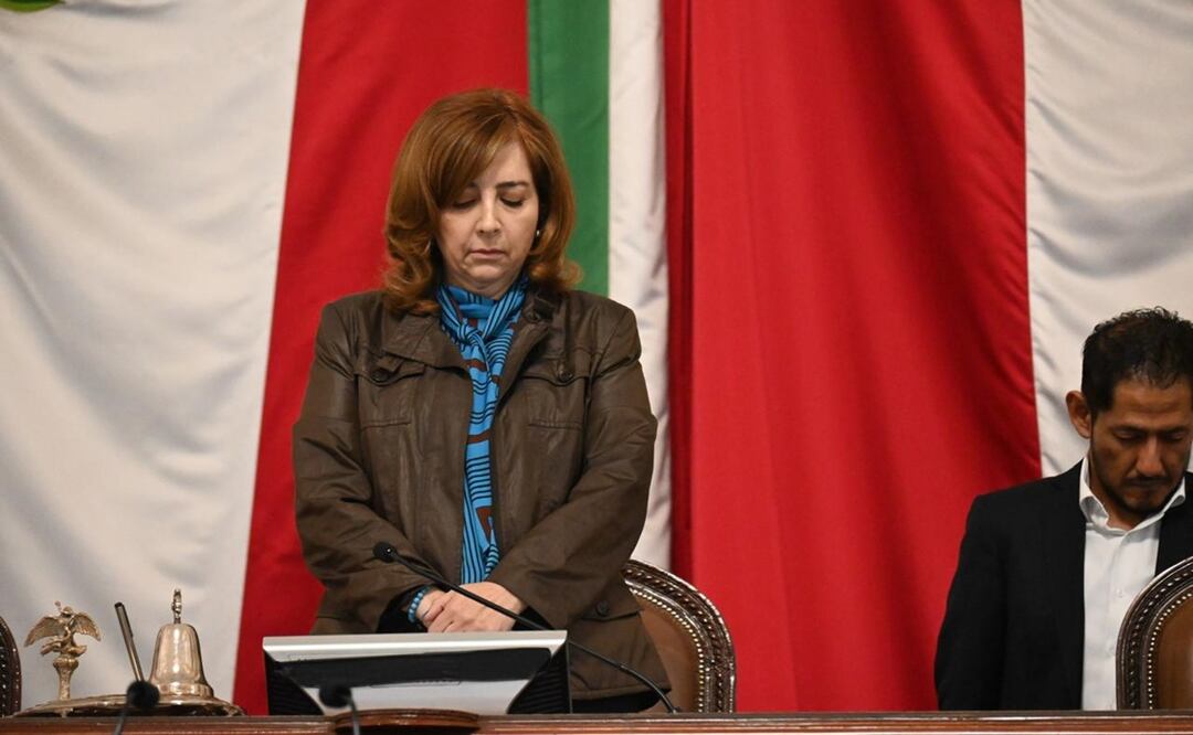 Congreso de CDMX guarda minuto de silencio por comisario Milton Morales; condenan su asesinato. Foto: Especial