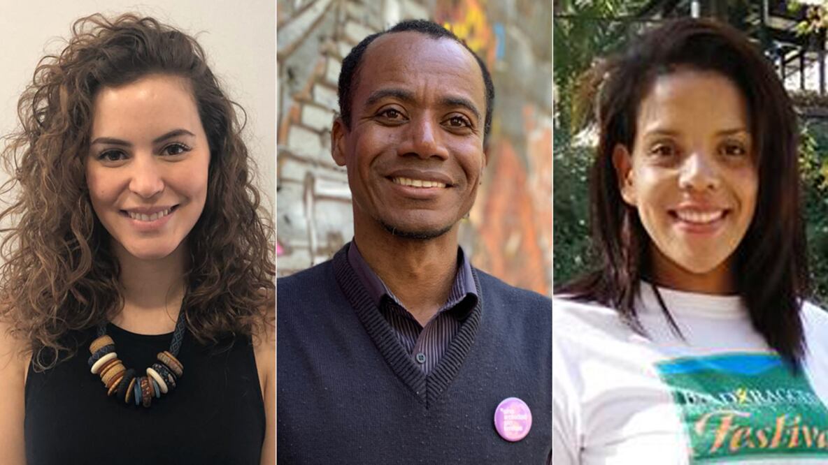 Valerie Gil, Jean Joachim y Lina Echeverry. Foto: BBC