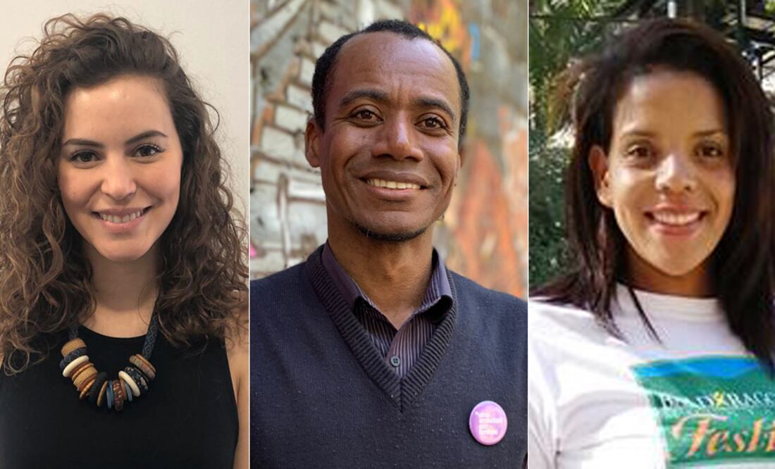 Valerie Gil, Jean Joachim y Lina Echeverry. Foto: BBC