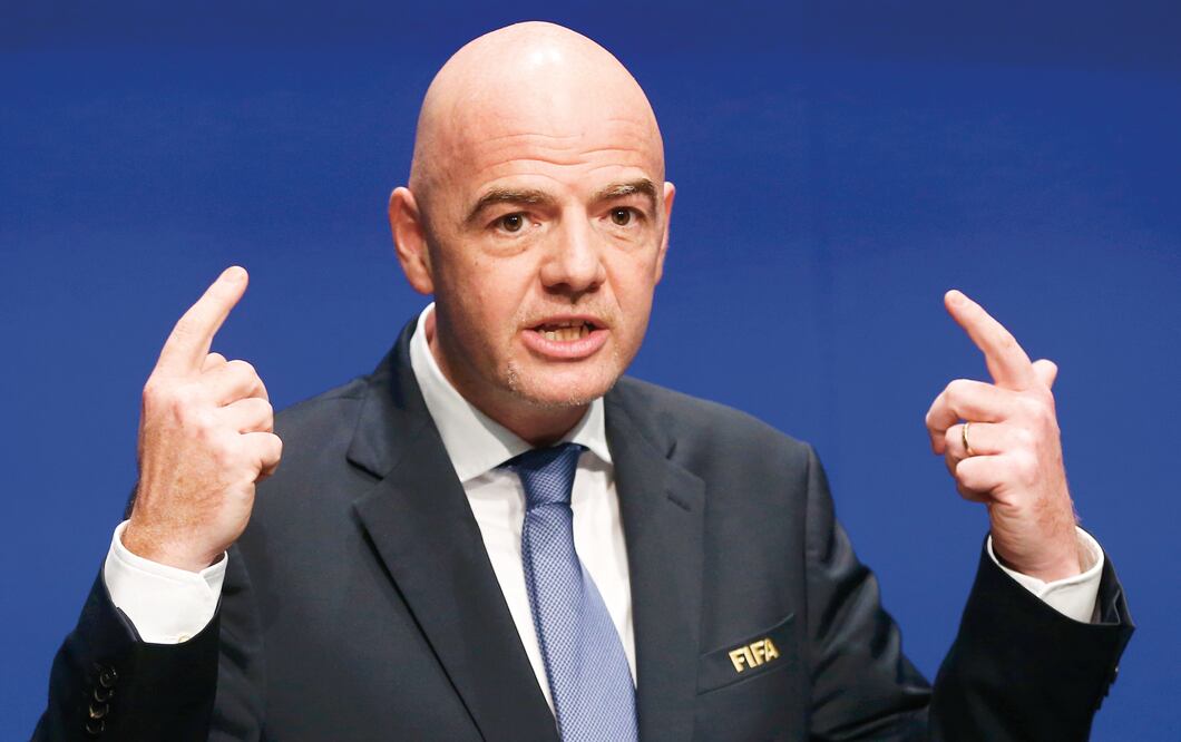 REUTERS. Gianni Infantino, presidente de la FIFA