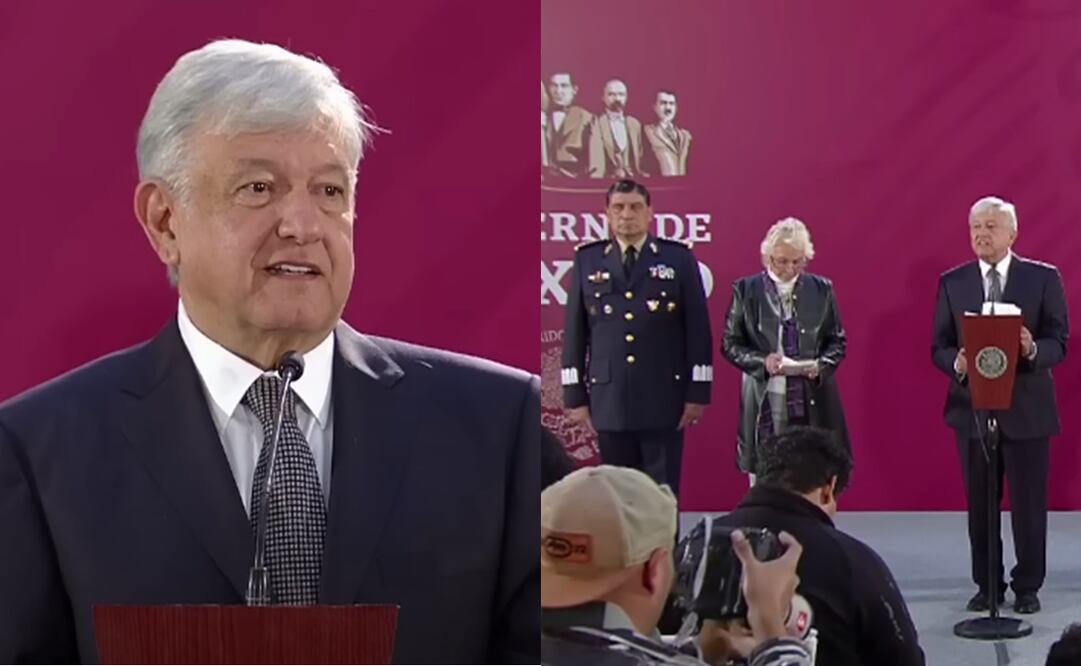 Esta fue la primer mañanera de AMLO. Fotos: Captura de video