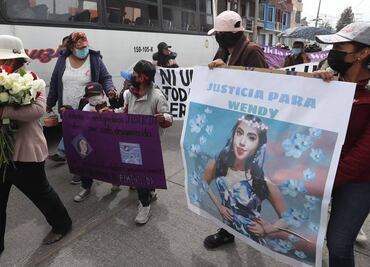 Marchan familiares de Wendy y exigen se cumplimente orden de aprehensión contra su presunto homicida