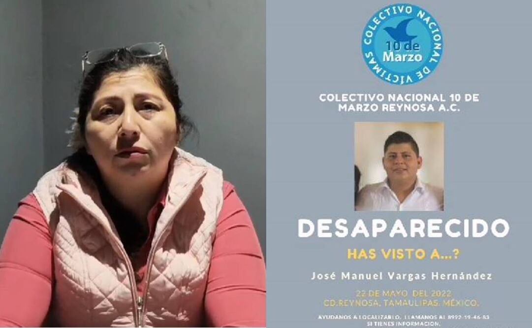 Una madre buscadora pidió al presunto exlíder del Cártel del Golfo, Osiel Cárdenas Guillén,  que le ayude a encontrar a su hijo, quien fue “levantado” en Tamaulipas en 2022. Fotos: Captura de pantalla