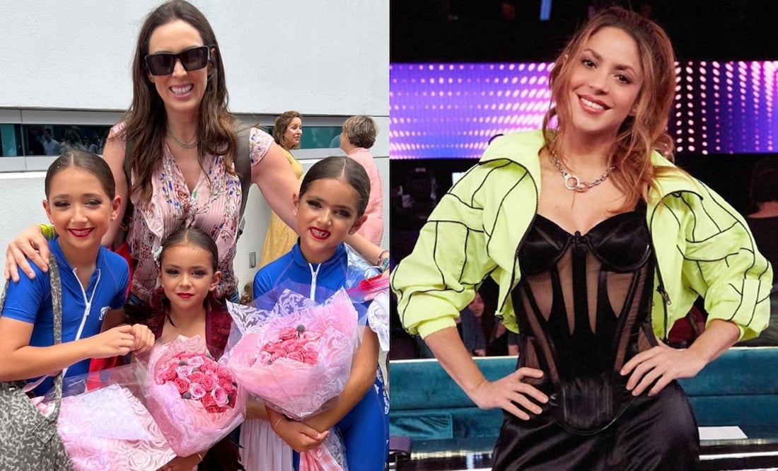 Shakira y Jacqueline Bracamontes. Fotos: Instagram Oficial