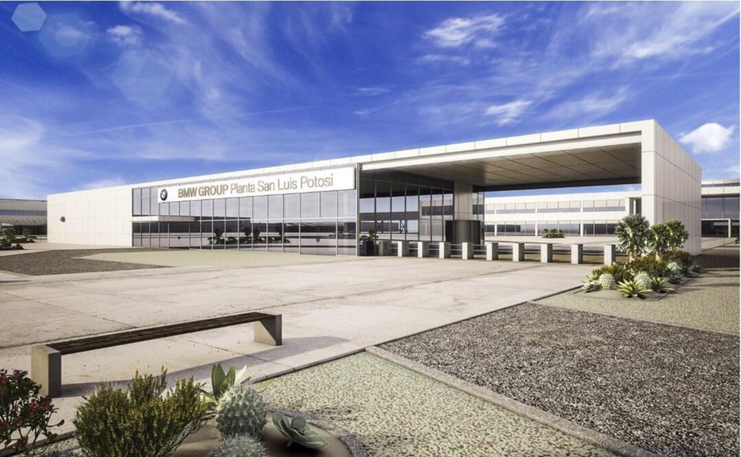 Rendering of BMW's planned US$1-billion new plant in Mexico, which is due to go into production in 2019 and create at least 1,500 jobs. (Photo: EFE)