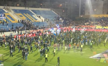 Suspenden juego entre el Estoril y Porto por daños en el estadio  