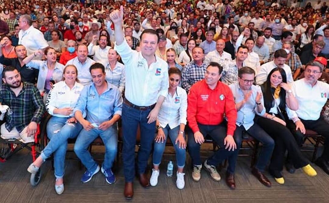 Esteban Villegas, candidato de la alianza Va por Durango a la gubernatura. Foto: Tomada de Twitter/ @EVillegasV