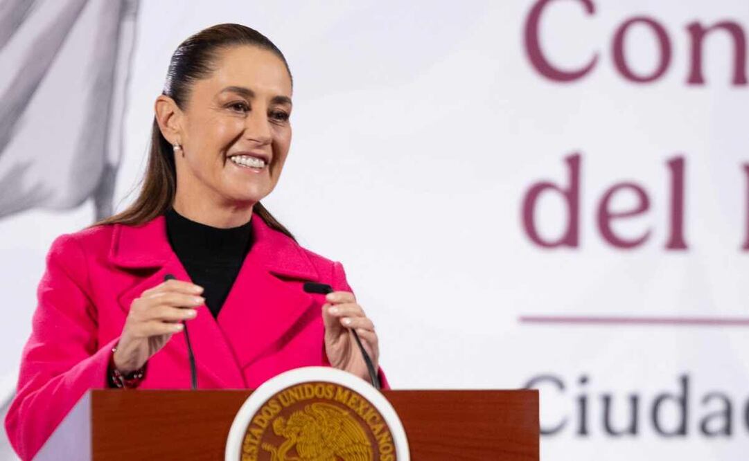 Claudia Sheinbaum, presidenta de México, durante la mañanera del 13 de noviembre del 2025. Foto: Presidencia