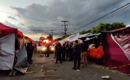 VIDEO: Balacera en mercado de Puebla deja 4 muertos