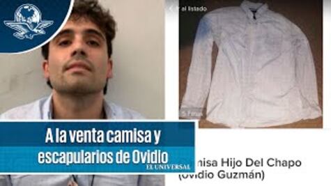 Venden camisas y escapularios similares a los que usa el hijo de “El Chapo”