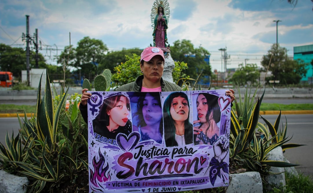 Karla Ontiveros, quien padece cáncer busca justicia por su hija Sharon Valerie, asesinada el 1 de junio de 2026, en Ixtapaluca, Edomex. Foto: Brenda Martinez/ EL UNIVERSAL