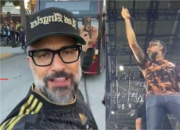 VIDEO: Jaime Camil muestra que es un barra brava del LAFC, equipo donde juega Carlos Vela