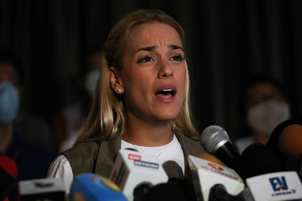 El anuncio fue realizado por la esposa del dirigente opositor, Lilian Tintori (XINHUA)