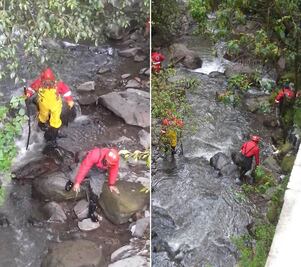 Rescatan cuerpo de bebé en río de Huixquilucan