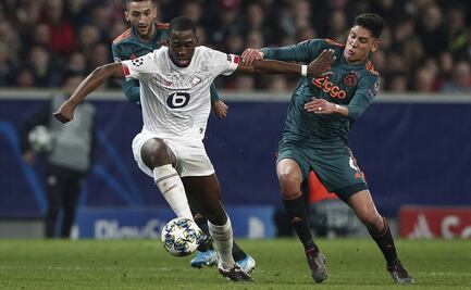 Ajax con Edson triunfa ante el Lille en Champions League