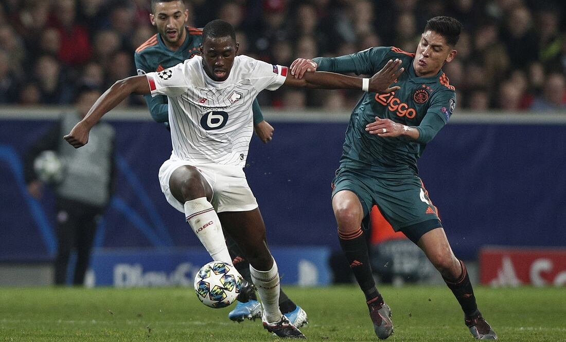 Boubakary Soumare y Edson Alvarez. Foto: EFE
