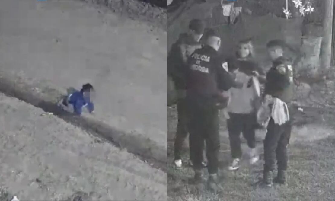 Encuentran a bebé gateando solo en plena madrugada, en Argentina. Foto: captura de imagen