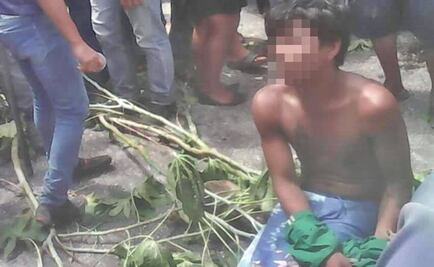 Intentan quemar vivo a joven y su madre en Chiapas