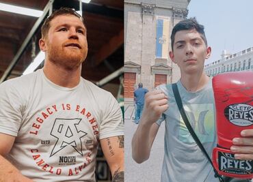 Eddy Reynoso regala boletos para la pelea entre Canelo y Ryder afuera del Teatro Degollado