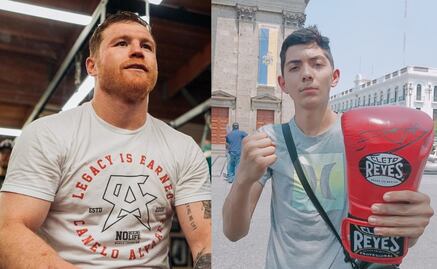 Eddy Reynoso regala boletos para la pelea entre Canelo y Ryder afuera del Teatro Degollado