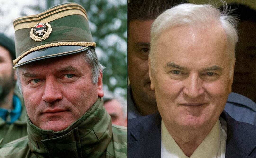 El ex jefe militar serbobosnio Ratko Mladic, conocido como el "carnicero de los Balcanes. Foto: AFP