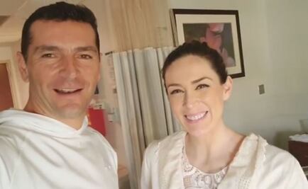 Jacqueline Bracamontes agradece desde el hospital y muestra a una melliza