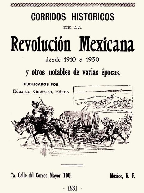 Portada de “Corridos Históricos de la Revolución Mexicana”. La compilación incluye corridos de larga duración, como el Corrido del General Cartón con 48 estrofas y un tiempo estimado de 18 minutos de canto. Foto: Corridos Históricos/ESPECIAL.