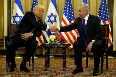 Trump llama a la paz a israelíes y palestinos en Jerusalén