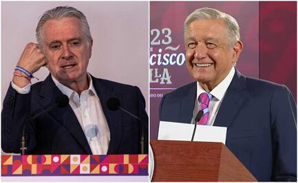 AMLO se mofa y compara discurso de Santiago Creel con reacción de Zedillo sobre comentarios por el Fobaproa