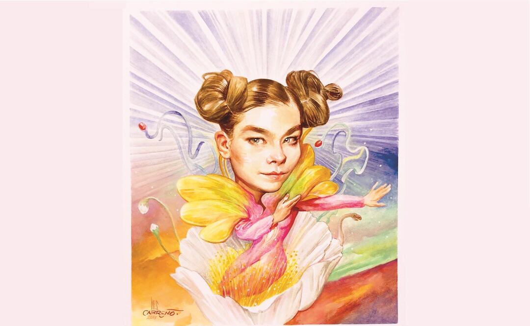 Björk muestra su lado más creativo 