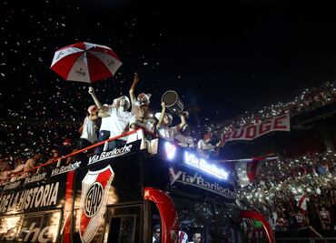 River Plate festeja título de Copa Libertadores