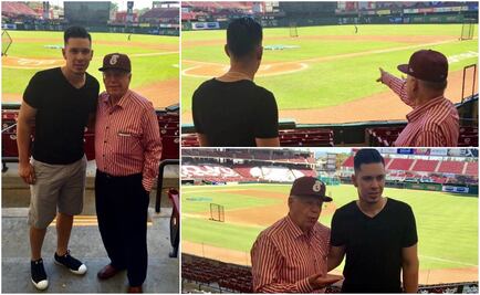 Comparte Narro fotografías con pelotero Joey Meneses