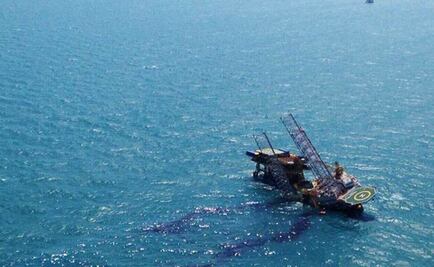 Pemex: se ladea plataforma en Campeche; hay un herido