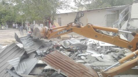 Destruyen 34 casuchas en penal de Reynosa