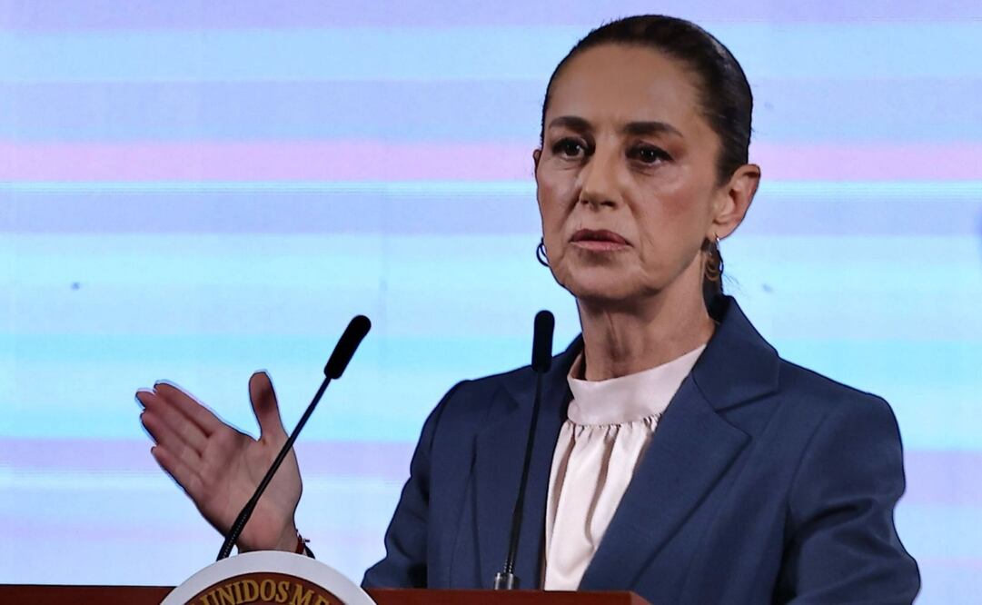 Claudia Sheinbaum en su conferencia matutina del 13 de marzo. Foto: Berenice Fregoso / EL UNIVERSAL