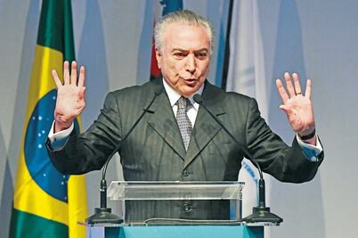 Temer pide suspender a fiscal que lo denunció