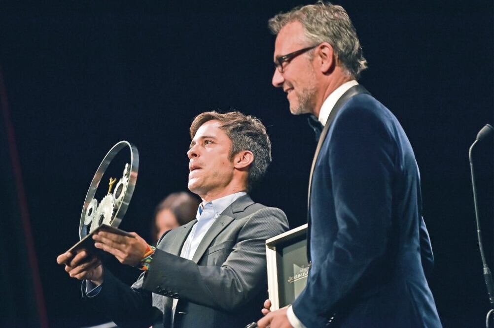 García Bernal obtuvo eI Premio Jaeger-Le Coultre al Cine Latino (ALVARO BARRIENTOS. AP)