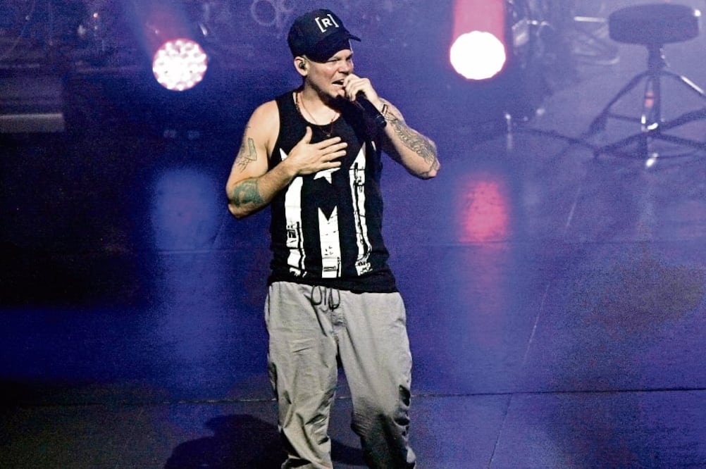 El cantante presentó en el Auditorio Nacional su nuevo disco (CARLOS MEJÍA. EL UNIVERSAL)