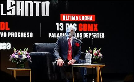 El Hijo del Santo se despide de la lucha libre con emotivo mensaje: Me voy con la máscara intacta