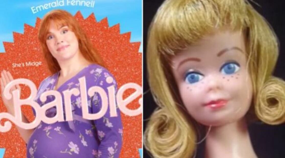 "Midge" es la mejor amiga de Barbie. / Foto: Instagram: /@barbiemovie YouTube: @beautyinside.