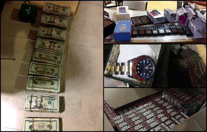 Aseguran casi 100 mil dólares, armas y autos en Michoacán; hay 18 detenidos