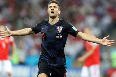 Kramaric anotó el empate para Croacia frente a Rusia