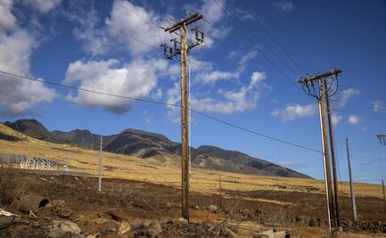 Hawái: Cables eléctricos pelados y postes inclinados en Maui, posibles causas de los incendios