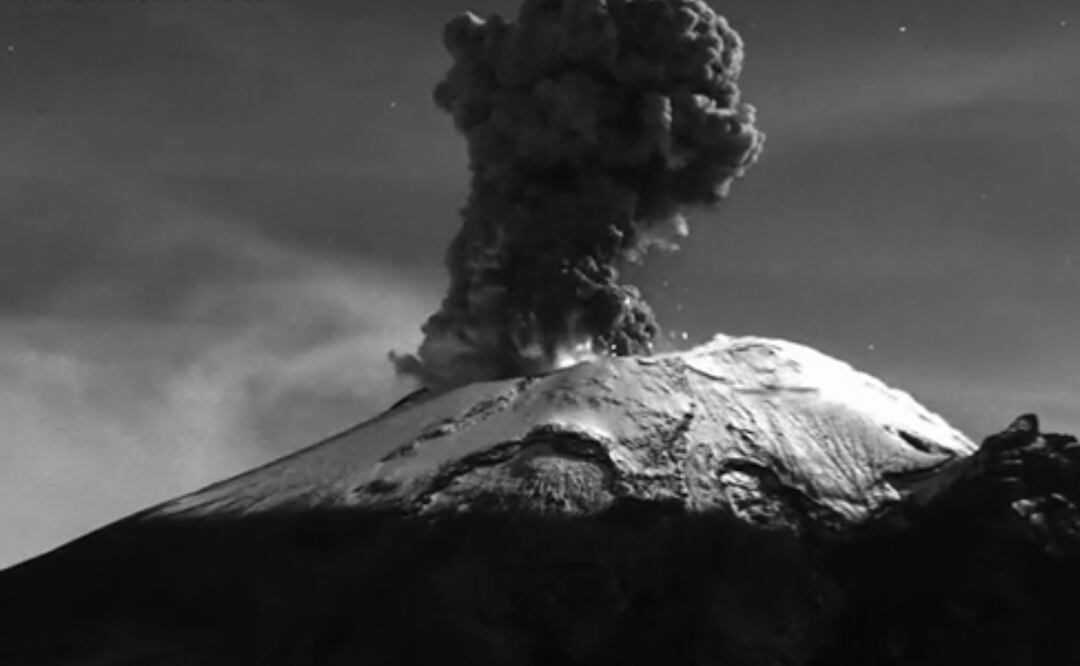 Foto: Especial/El Universal/ La explosión se registró a las 03:43 horas con contenido bajo de ceniza. 