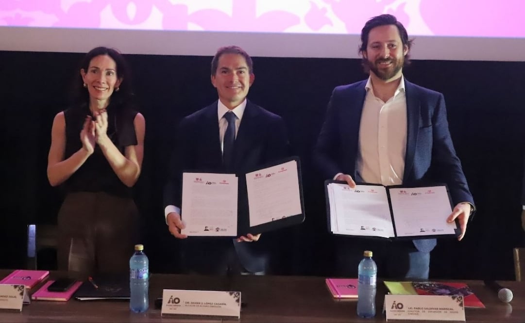 Alcaldía Álvaro Obregón y Cinemex firman convenio por la seguridad de las mujeres; fortalecerán Punto Dalia.
Foto: Especial.